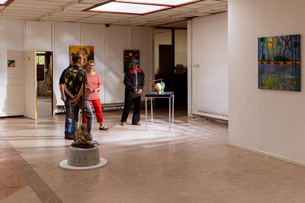 Foto van een atelierruimte